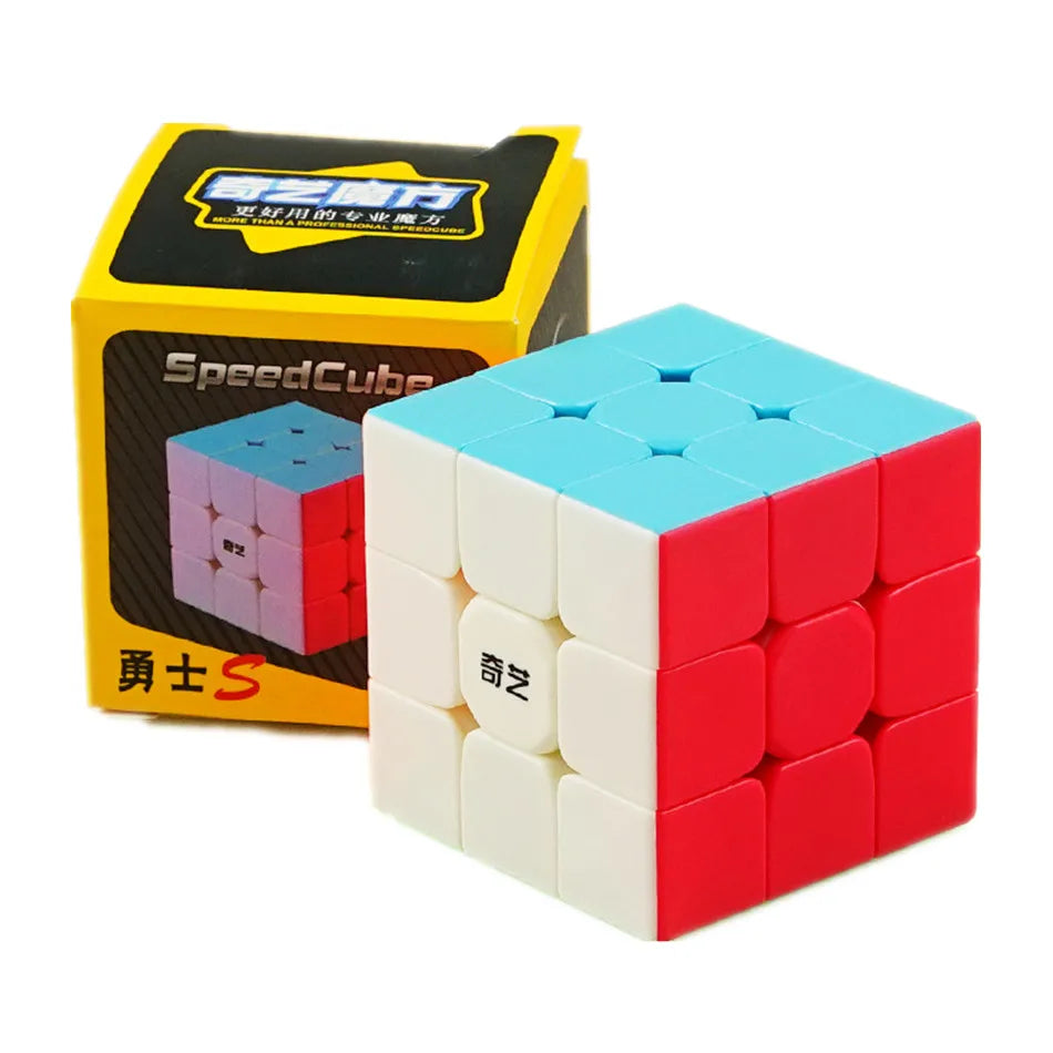 مكعب سحري Qiyi Warrior W 3x3x3 مكعبات سرعة احترافية 3x3 ألغاز مكعب سرعة Qiyi Warrior S 3 × 3
