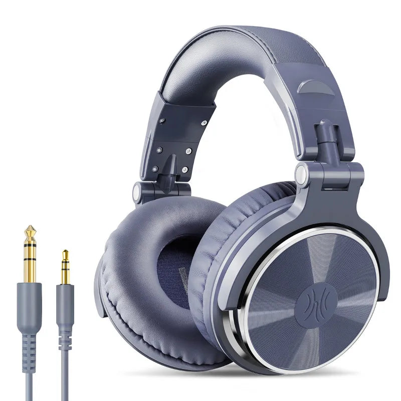 Oneodio Wired Headphones Professional Studio DJ Headphone With Microphone Over Ear Hi-Res Headset Monitoring For Music Phone