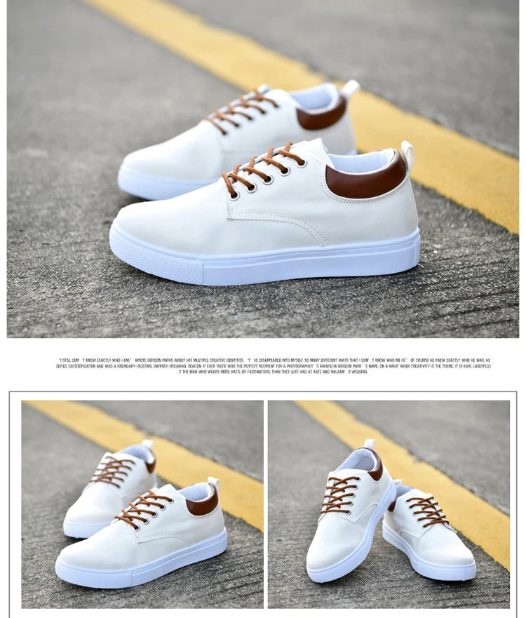 Italian Canvas Shoes For Men Large Size 47 48 Vulcanized Sneakers Slip On Men's Plimsoll Male Trainers Trend Summer Sports Shoes