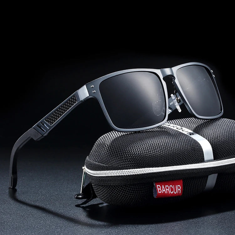BARCUR Hot Black Goggle Male Sunglasses Luxury Brand Men Glasses Women Sun glasses UV400 Retro Style
