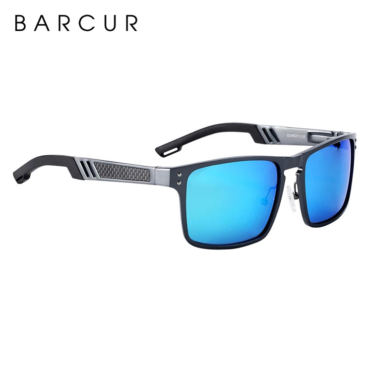 BARCUR Hot Black Goggle Male Sunglasses Luxury Brand Men Glasses Women Sun glasses UV400 Retro Style