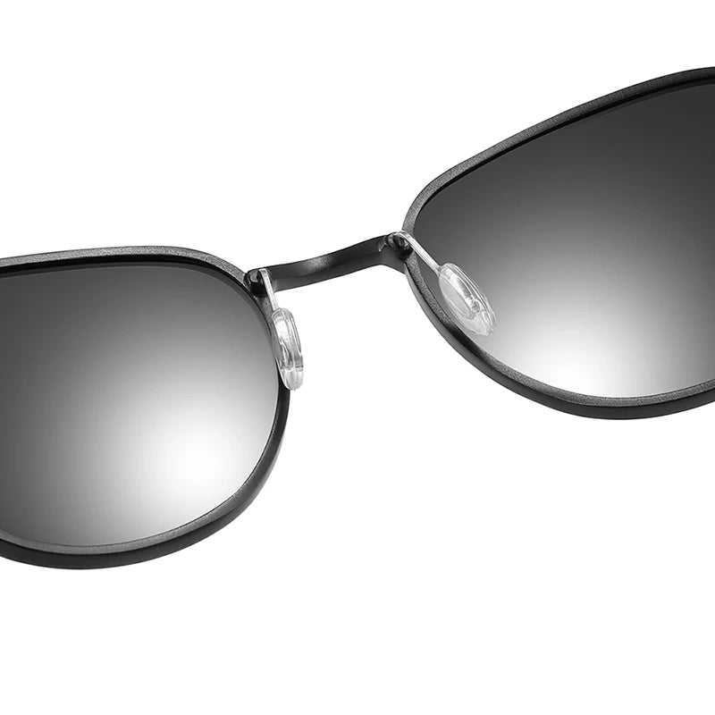 BARCUR New Aluminum Hexagon Design Sunglasses Men Polarized Sun Glasses for Women Goggle Oculos de sol masculino