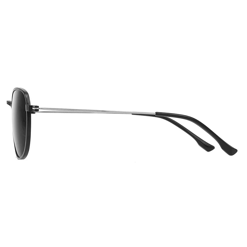 BARCUR New Aluminum Hexagon Design Sunglasses Men Polarized Sun Glasses for Women Goggle Oculos de sol masculino