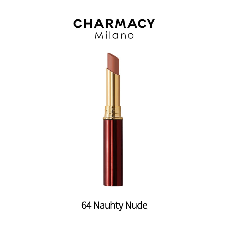 CHARMACY New Colors Waterproof Velvet Lipstick Easy To Wear Water-resistant Lip Stick Long-Lasting Matte Lip Makeup Cosmetic