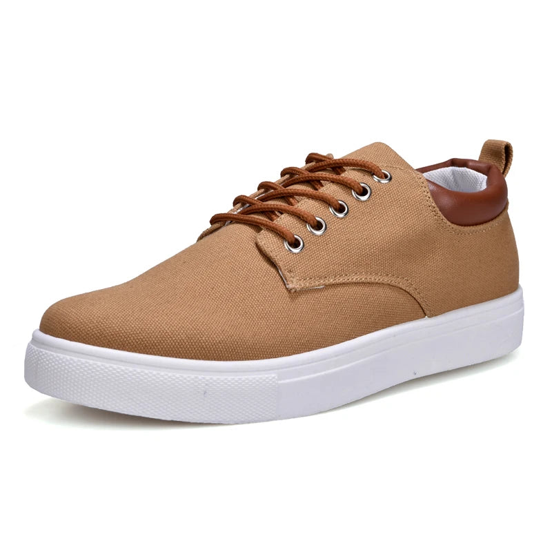 Italian Canvas Shoes For Men Large Size 47 48 Vulcanized Sneakers Slip On Men's Plimsoll Male Trainers Trend Summer Sports Shoes