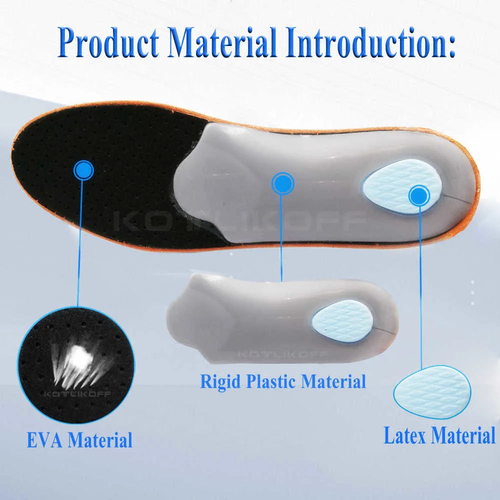 Leather Orthotic Insole For Flat Feet Arch Support Orthopedic Shoes Sole Insoles For Feet Men Women Children O/X Leg Corrected