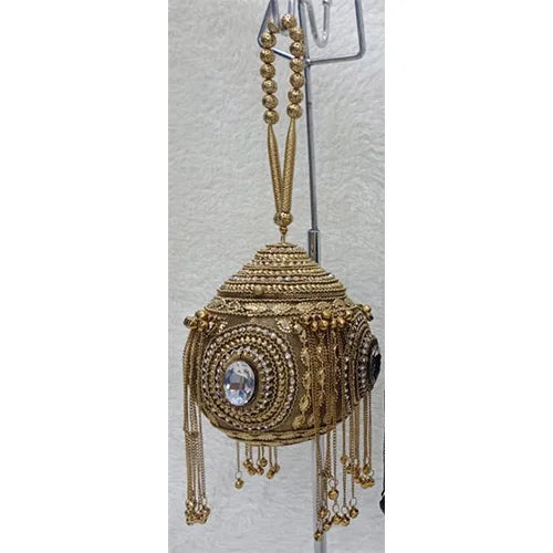 DOYUTIG Indian Women's Hand-Made Beaded Clutches Vintage Crystal Small Bell Tassel Bags For Lady Wedding Bags Evening Bags F669