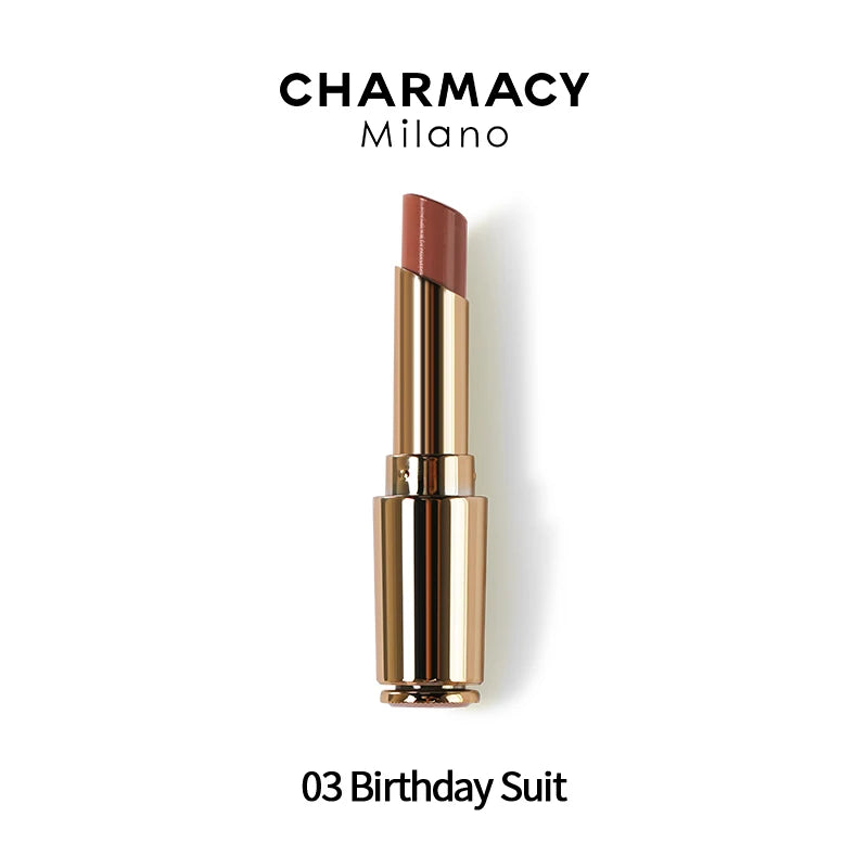 CHARMACY 8 Colors Nude Moisturize Lipstick Luxury Natural High Quality Velvet Lipstick Korean Cosmetic Makeup for Lip Women