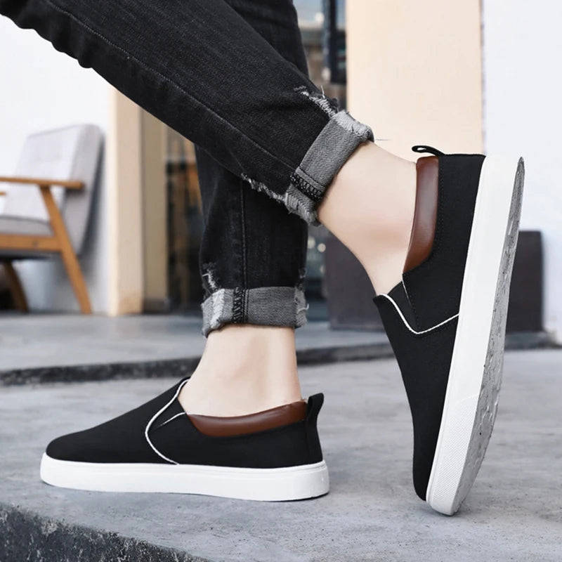 Y 39-48 Plus Size Men's New Slip-on Slip-on Shoes Casual Fashion and Versatile Trendy Sneakers