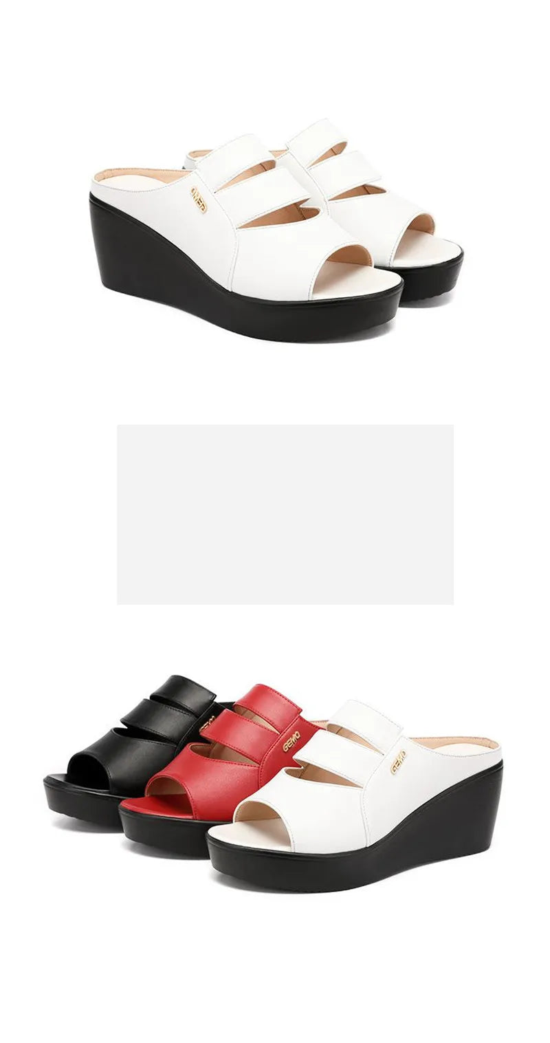 Women’s Wedge Heel Platform Sandals – Summer Comfort, Size 32–43
