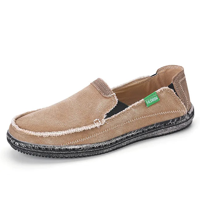 New Arrival Low Price Mens Breathable High Quality Casual Shoes Jeans Canvas Casual Shoes Slip On Men Fashion Flats Loafer