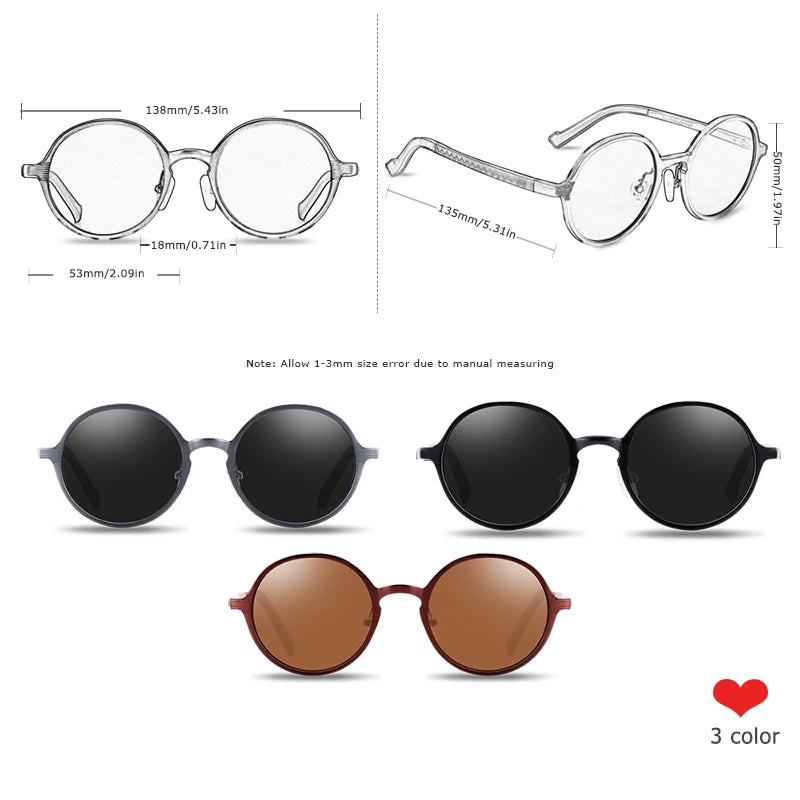 BARCUR Steampunk Polarized Sunglasses Men Light Weight Retro Vintage Women Sun Glasses for Men