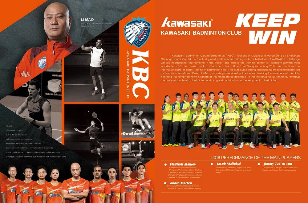 Kawasaki Professional Badminton Shoes Breathable Anti-Slippery Sport Shoes for Men Women Sneakers K-065