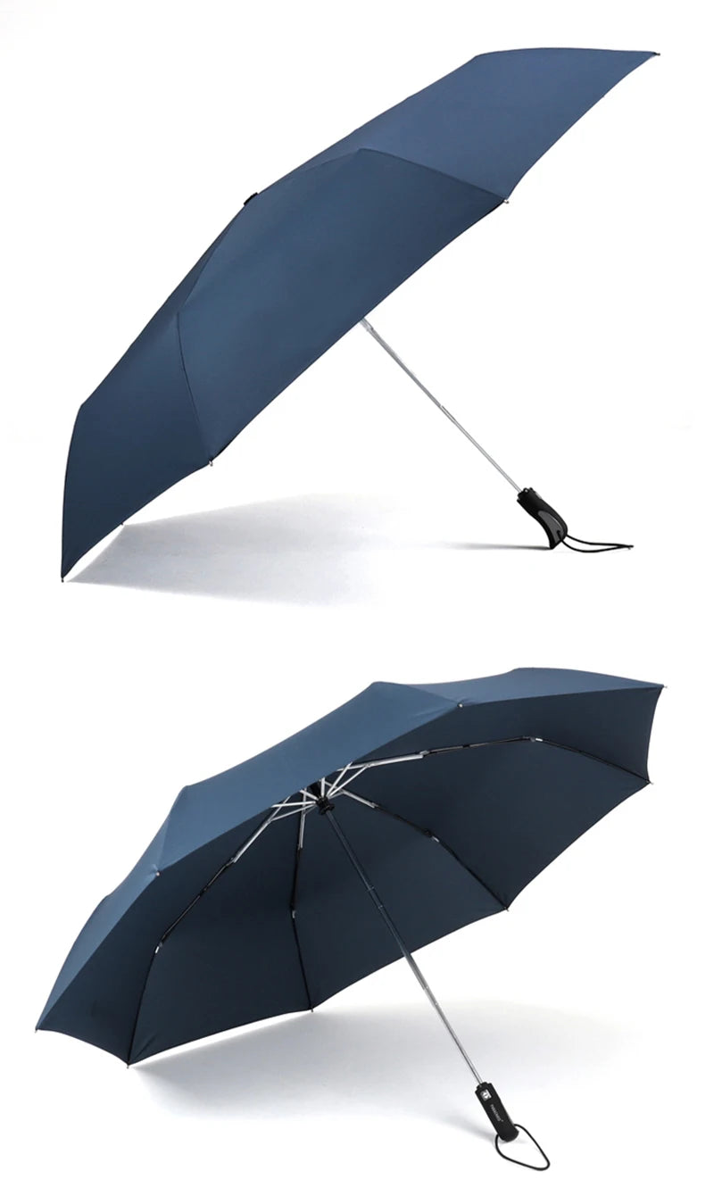 Parachase Large Rain Umbrella Men 120cm Big Folding Automatic Umbrellas Windproof 8K Outdoor Parasol Umbrella Corporation