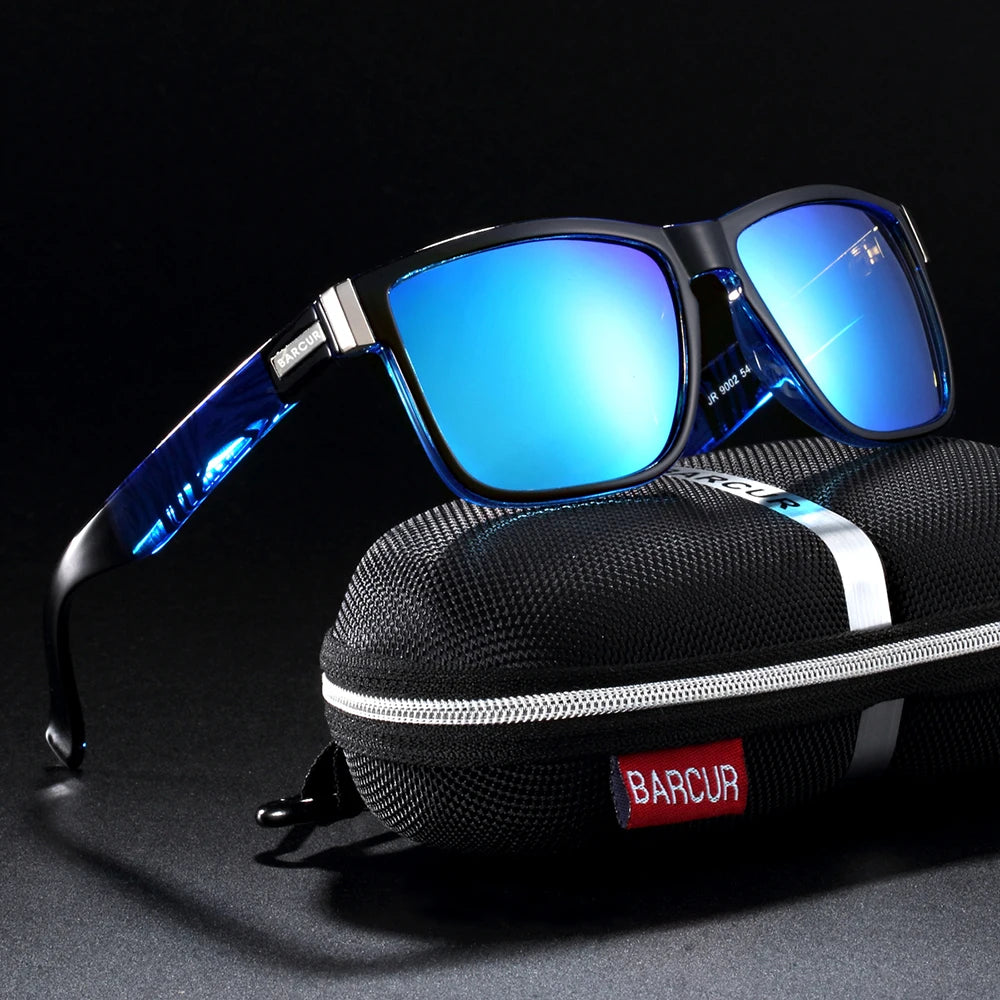 BARCUR Sport Men Sunglasses Polarized Outdoor Driving Sun glasses Female Oculos de sol