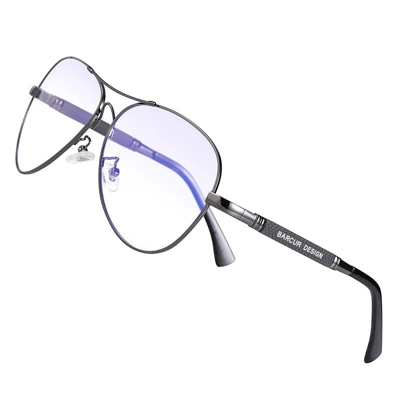 BARCUR Anti Blue Light Blocking Glasses Computer Glass Memery Optical Eye UV Blocking Gaming Filter Eyewear
