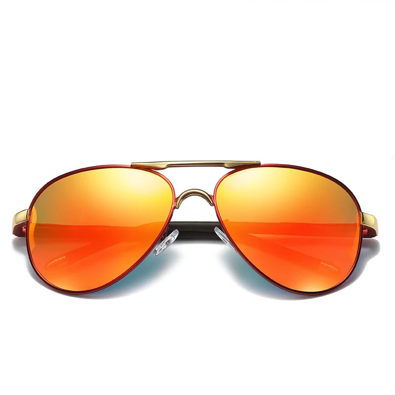 BARCUR Men Pilot Sunglasses Aviation UV400 Polarized Sun Glasses Women Eyewear Gafas De Sol Shades