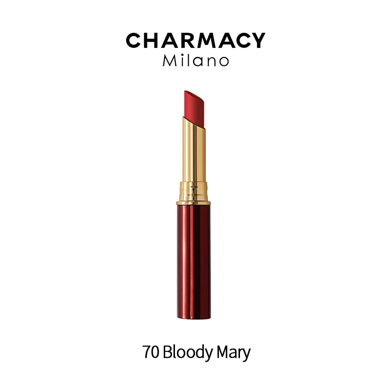 CHARMACY New Colors Waterproof Velvet Lipstick Easy To Wear Water-resistant Lip Stick Long-Lasting Matte Lip Makeup Cosmetic
