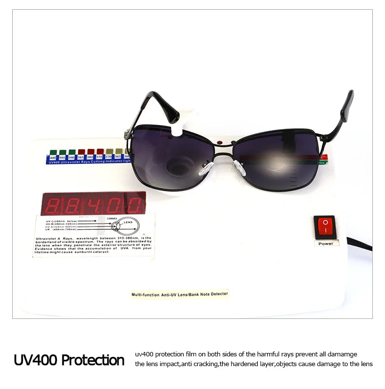 BARCUR Polarized Sunglasses Women Square Gradient Sun glasses for Lady