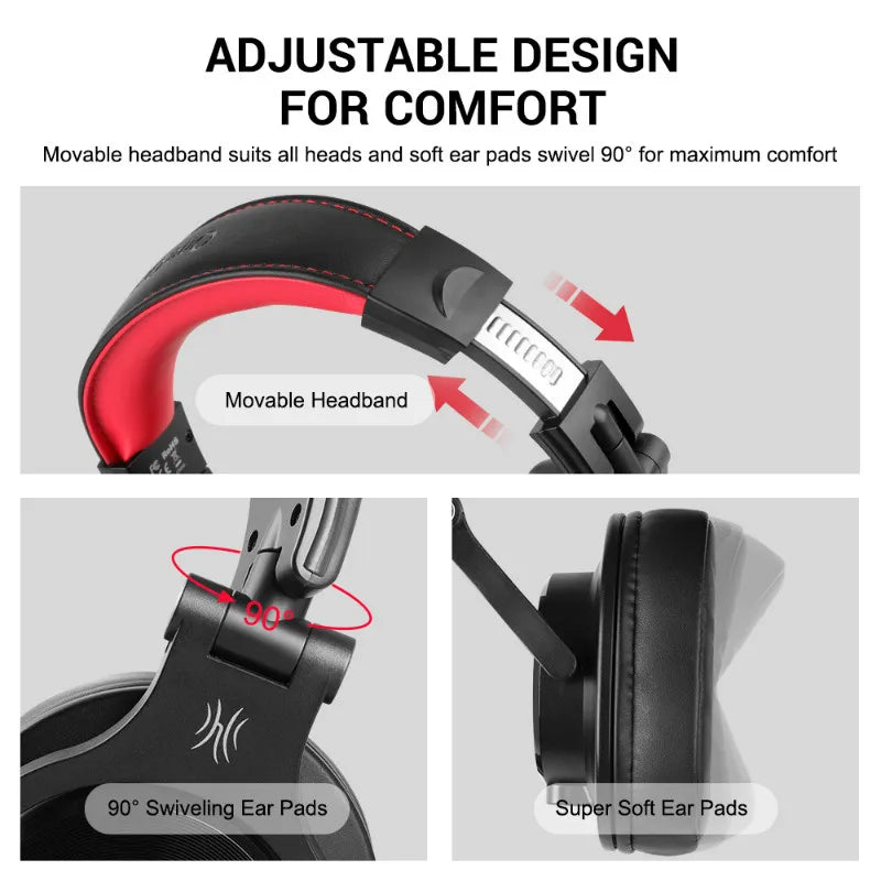 Oneodio A71 Gaming Headset Studio DJ Headphones Stereo Over Ear Wired Headphone Hi-Res With Microphone For PC PS4 Xbox One Gamer