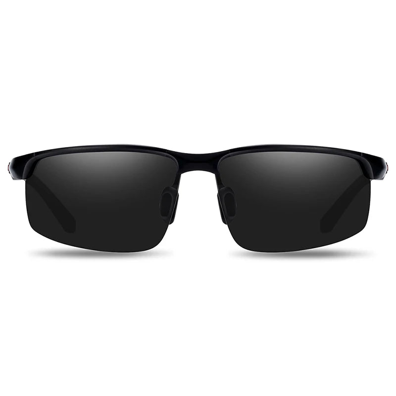 BARCUR Sports Aluminium Sunglasses Men Polarized Man Sunglasses Brand Driving Eyewear