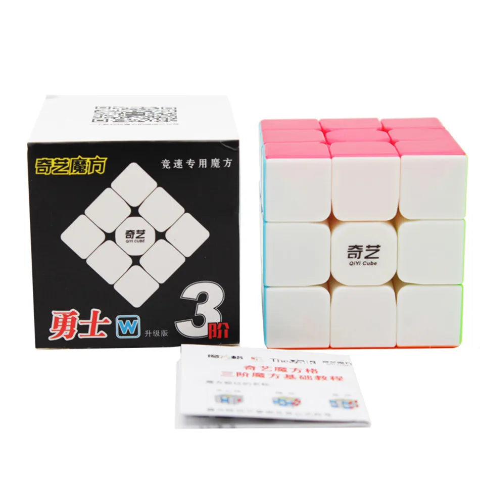 مكعب سحري Qiyi Warrior W 3x3x3 مكعبات سرعة احترافية 3x3 ألغاز مكعب سرعة Qiyi Warrior S 3 × 3