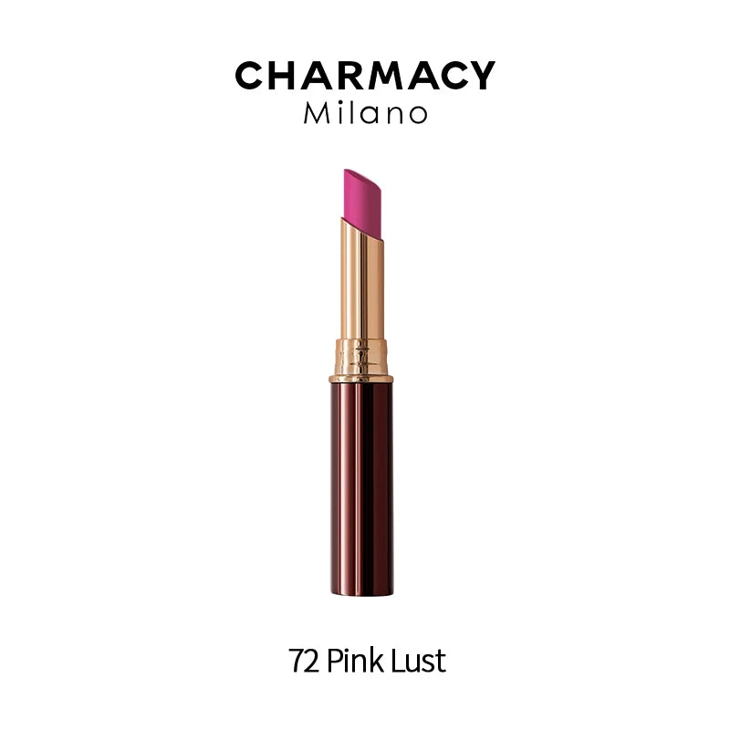 CHARMACY New Colors Waterproof Velvet Lipstick Easy To Wear Water-resistant Lip Stick Long-Lasting Matte Lip Makeup Cosmetic