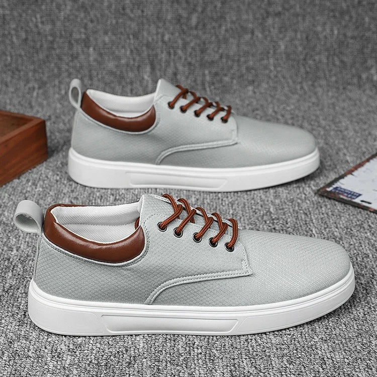 Y Wholesale Khaki Grey 48 Large Size Men's Canvas Shoes Trendy Thick Sole Casual Waking Sport Sneakers for Men Chaussures Hommes