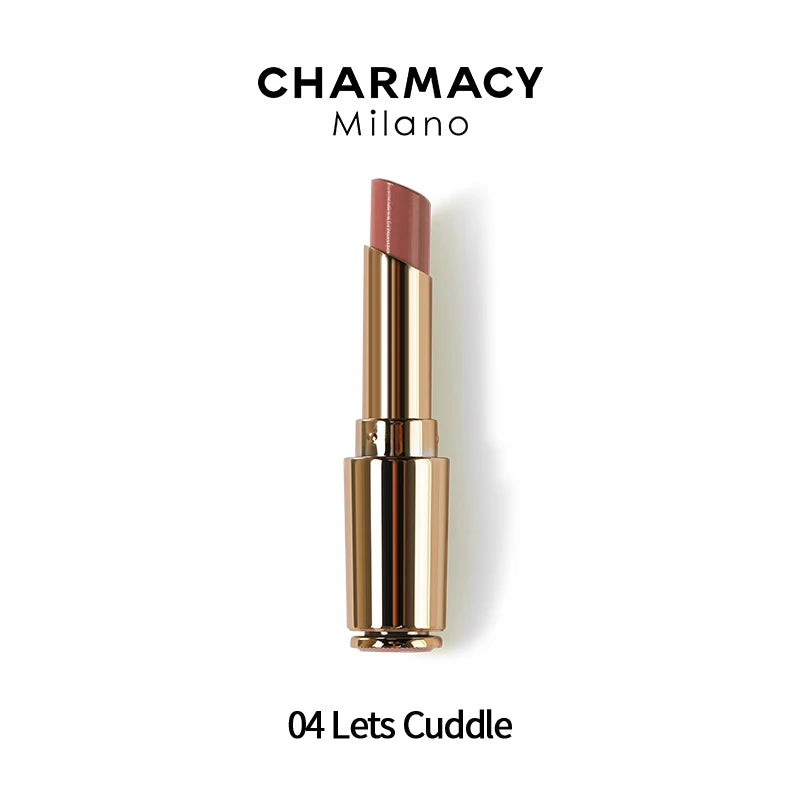 CHARMACY 8 Colors Nude Moisturize Lipstick Luxury Natural High Quality Velvet Lipstick Korean Cosmetic Makeup for Lip Women