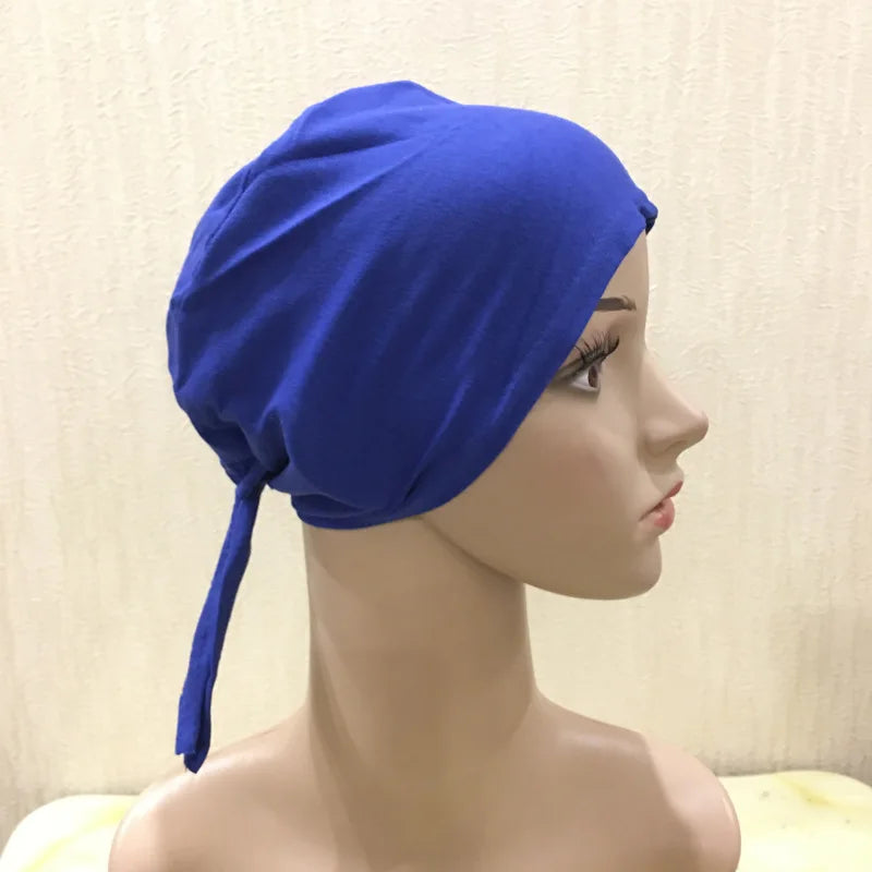 Soft Inner Muslim Women Hijab Cap Islamic Head Wear Hat Underscarf Cotton Hats Bonnet Turkish Scarves Arab Headdress India Caps
