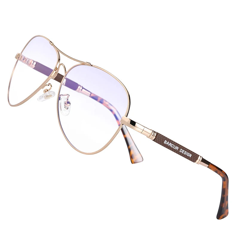 BARCUR Anti Blue Light Blocking Glasses Computer Glass Memery Optical Eye UV Blocking Gaming Filter Eyewear