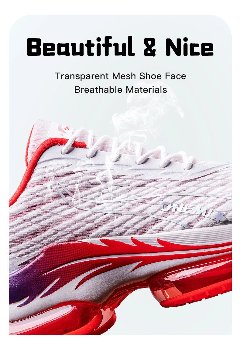 ONEMIX Air Cushion Running Shoes – Unisex Lightweight Trainers for Outdoor, Jogging & Walking