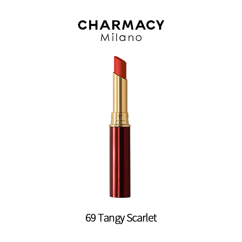 CHARMACY New Colors Waterproof Velvet Lipstick Easy To Wear Water-resistant Lip Stick Long-Lasting Matte Lip Makeup Cosmetic