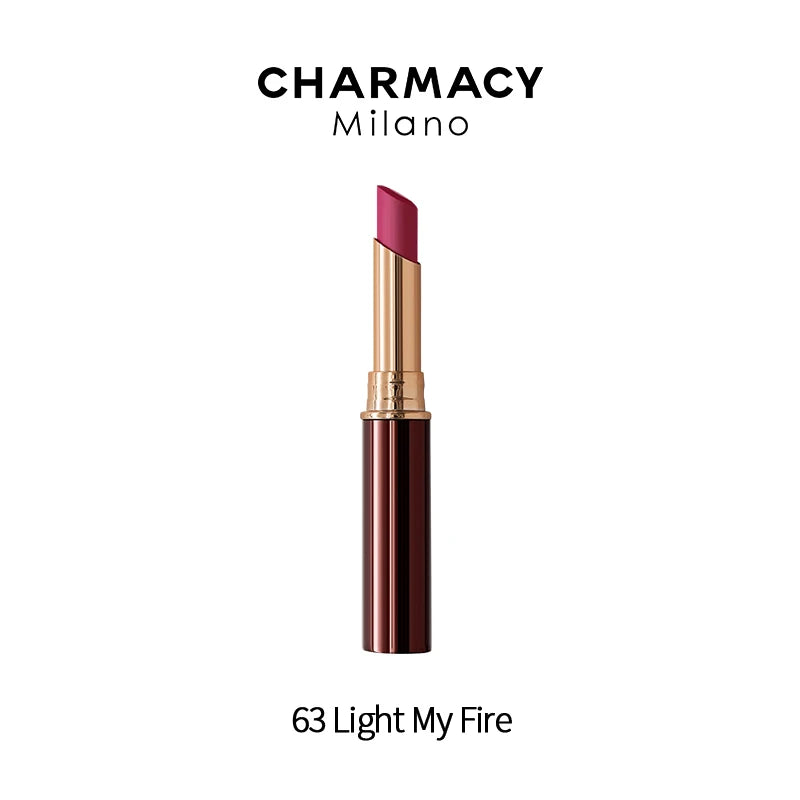 CHARMACY New Colors Waterproof Velvet Lipstick Easy To Wear Water-resistant Lip Stick Long-Lasting Matte Lip Makeup Cosmetic