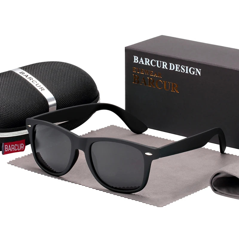 BARCUR Men Sunglasses Vintage Fashion Classic Brand Glasses Retro Glasses Women Sunglasses Unisex UV400 l