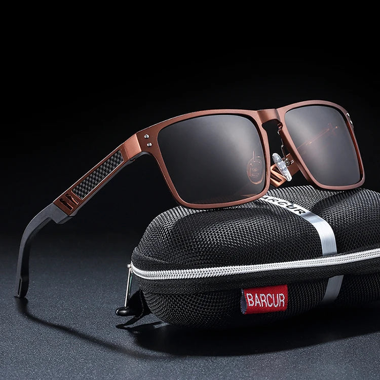 BARCUR Hot Black Goggle Male Sunglasses Luxury Brand Men Glasses Women Sun glasses UV400 Retro Style