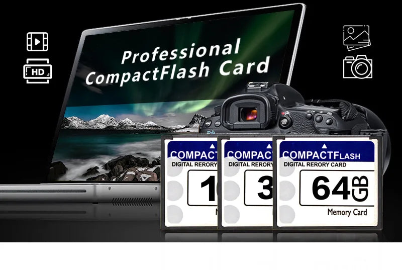 Real Capacity Memory Card 256MB 512MB 1GB 2GB 4GB 8GB 16GB 32GB 64GB CF Card 128GB Compact Flash Card Free Shipping