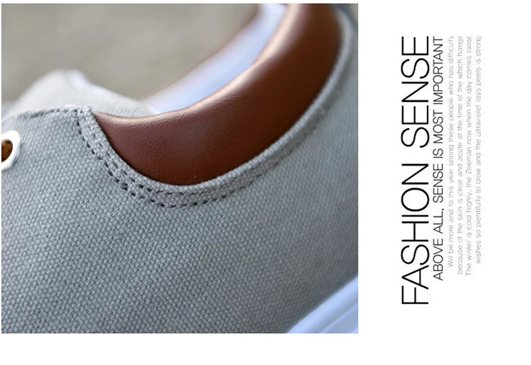 Italian Canvas Shoes For Men Large Size 47 48 Vulcanized Sneakers Slip On Men's Plimsoll Male Trainers Trend Summer Sports Shoes