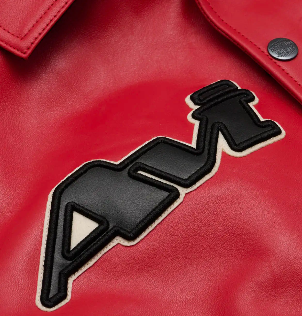 New listing Europe lamb skin embroidery men leather leather jacket American size fashion casual flight suit sheepskin loose coat