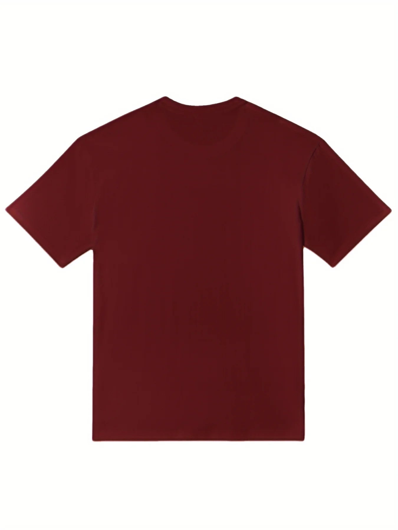 Men's summer 100% pure cotton fashionable casual sports loose geometric pattern printed round neck short sleeved T-shirt top