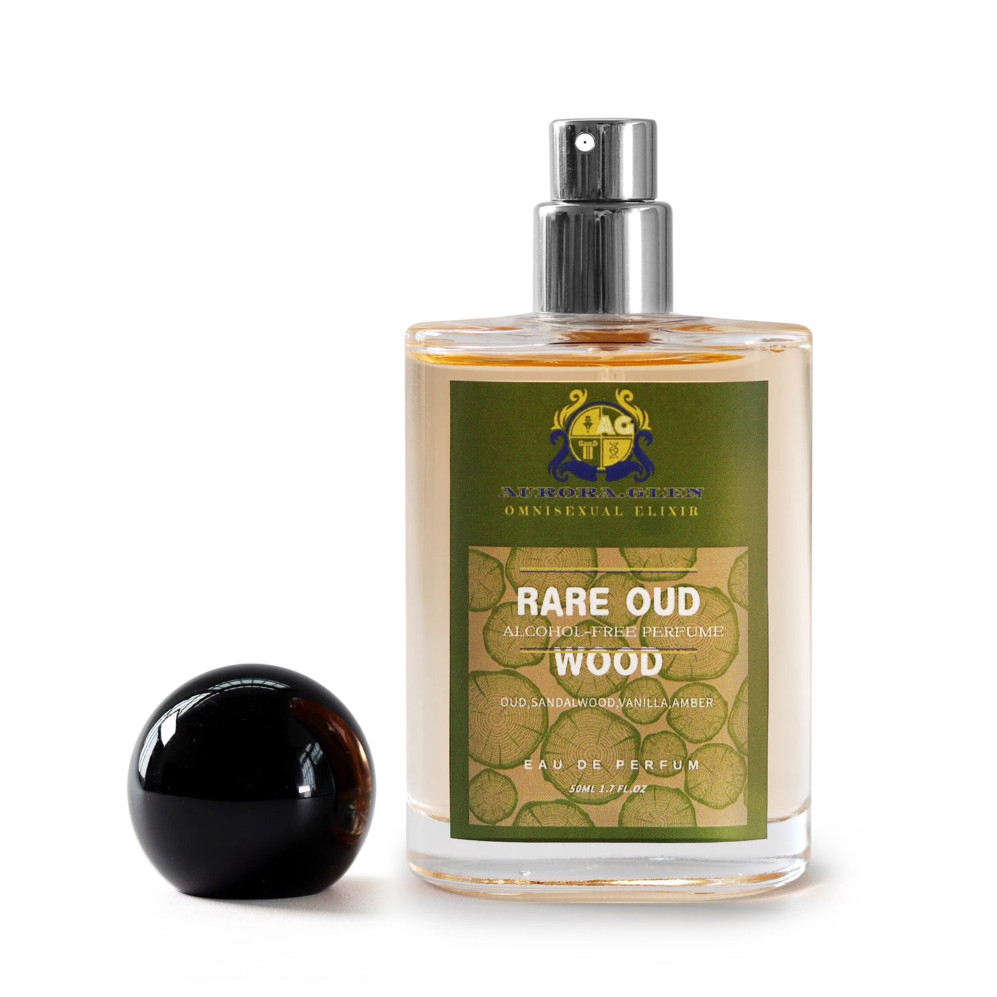 Oud Alcohol-Free Perfume Oil for Sensitive Skin | Long-Lasting Aromatic Woody Fragrance with Oud, Sandalwood & Vanilla