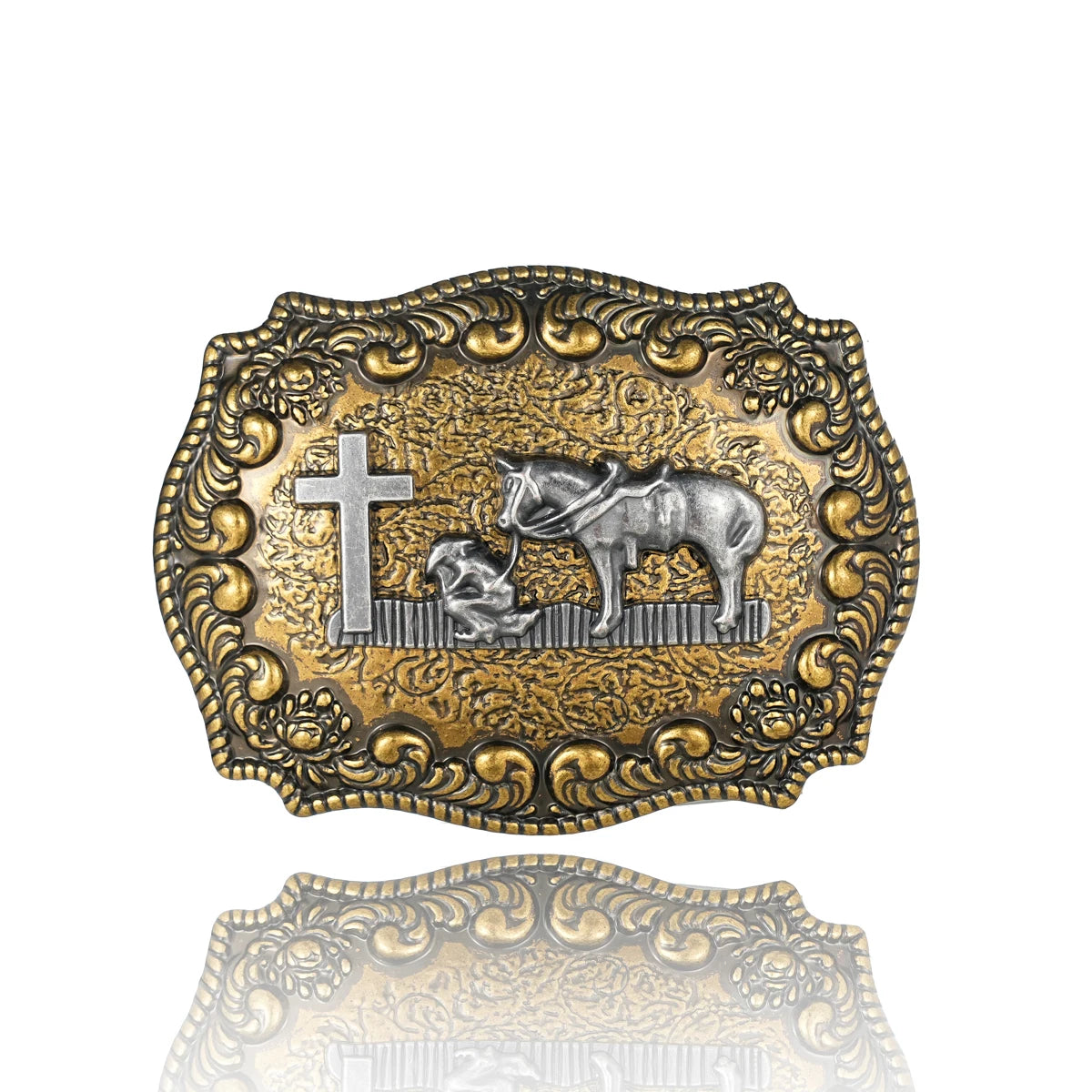 Western Cowboy Return to the ancients belt buckle - stylish and unique stylish waist accessory Men and women