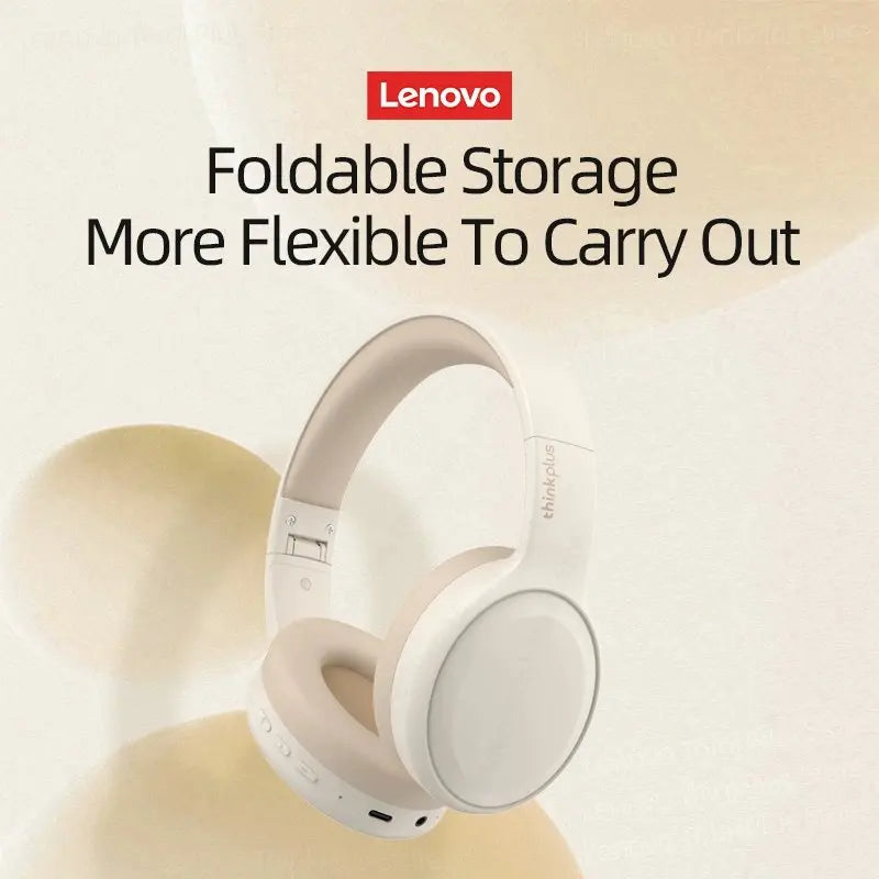 Lenovo TH30 Wireless Bluetooth 5.3 Headphone Sport With Mic Music Headset Foldable Low Latency Gaming Earphone For Xiaomi
