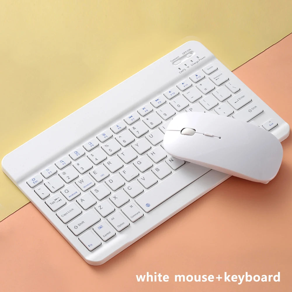 Bluetooth Keyboard and Mouse For iPad Xiaomi Samsung Huawei Phone Tablet Slim Mini Wireless Keyboard For Android IOS Windows