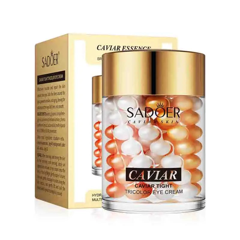 SADOER Caviar Collagen Eye Cream Anti Dark Circles Removal Eye Bags Nourishing Moisturizing Firming Eyes Skin Care Proudcts