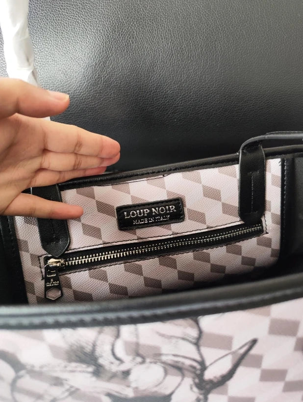 LOUP NOIR New Tote Bag for Women Famous Brands Bag Large Capacity Shoulder Women Bags LOUP NOIR Bag High Quality Casual Totes