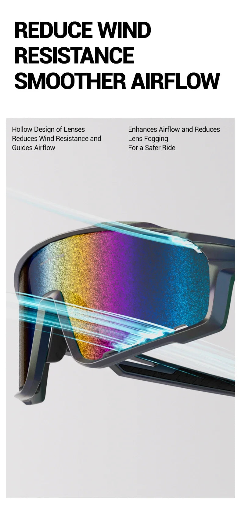 NanoFlex™ K76 Cycling Sunglasses – UV400 TAC Nano Lens Sports Eyewear