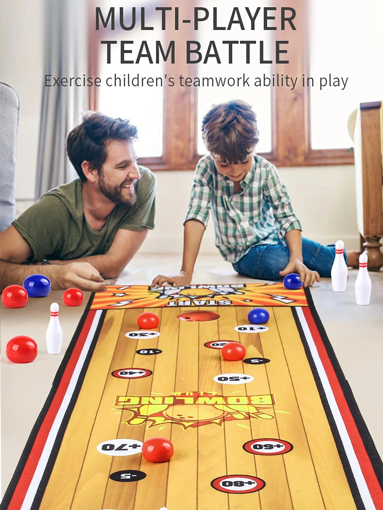 Portable Children Interactive Social Board Games Curling Soccer Bowling Table Games Mat Family Friend Party Fun Indoor Sport Toy