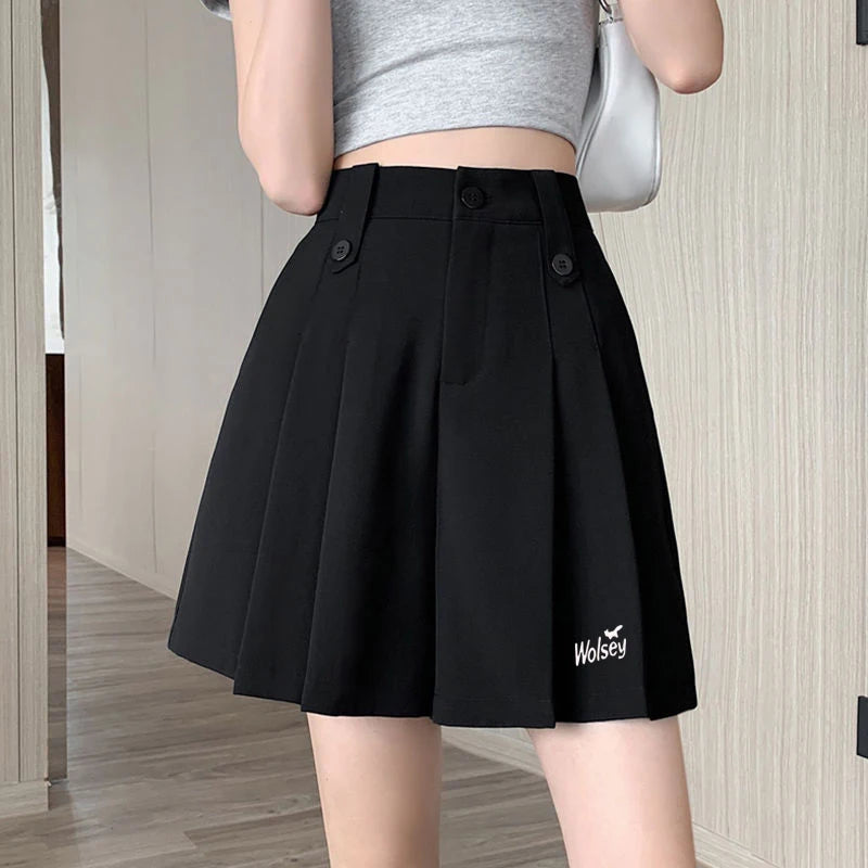 Women's A-line pleated skirt, women's golf suit, Spring 2025 new golf skirt, fashionable sporty mini skirt, women's golf suit