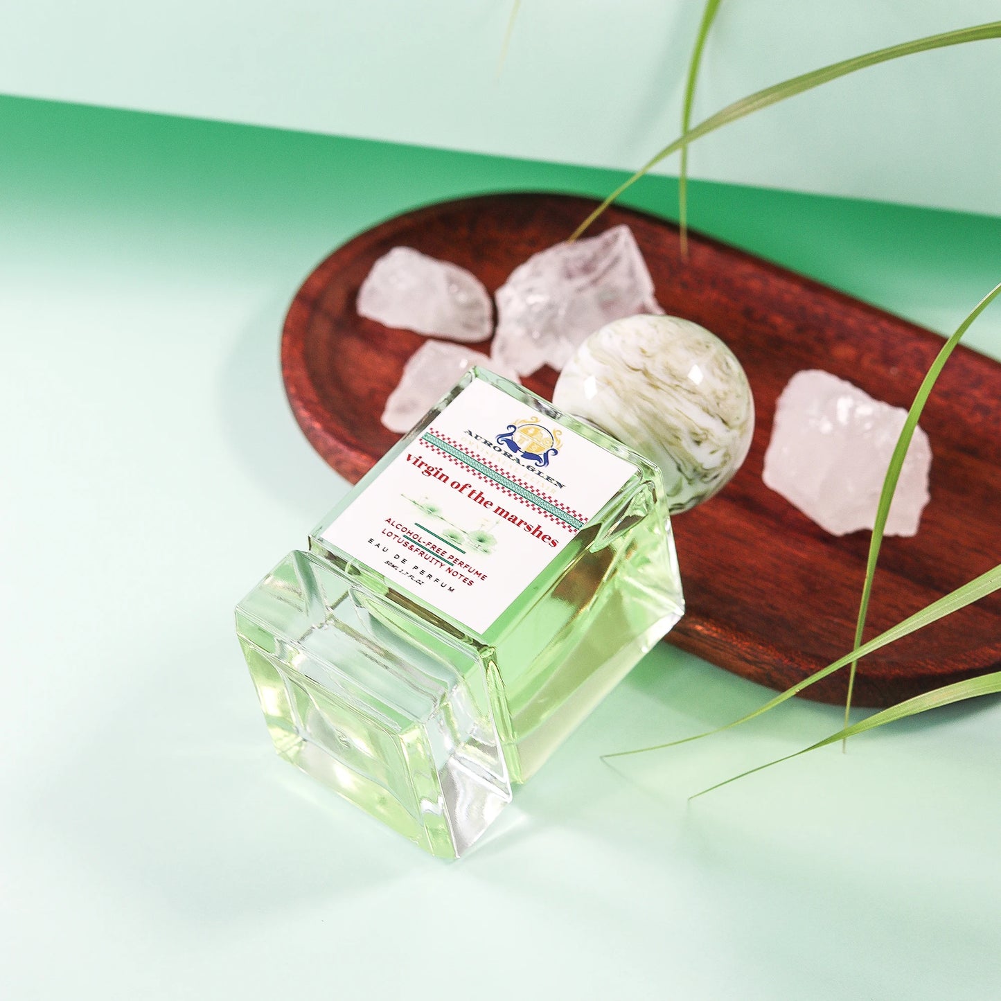 Clear Lotus Perfume 50ML Floral Water Fragrance for Women Fresh Apple Lily of the Valley Long-Lasting Musk Jasmine Berry Scent